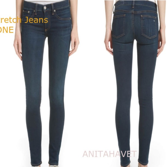 RAG & BONE Bedford Skinny Stretch Jeans Size 24 - Picture 2 of 8